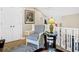 Loft with ceiling fan and white trim at 308 Jungle Rd, Edisto Beach, SC 29438