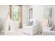 Bright ' bedroom with teepee, white chair, ladder with throws, and a large window at 317 Pine Crest View, Summerville, SC 29486