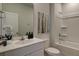 Bright bathroom featuring a white vanity, modern fixtures, and a clean, inviting shower and tub combination at 319 Pine Crest View, Summerville, SC 29486