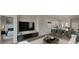 Spacious open-concept living room with modern furnishings seamlessly connected to the dining area and kitchen at 319 Pine Crest View, Summerville, SC 29486