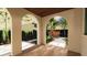 Inviting view of the backyard patio at 4 Trapman St # B, Charleston, SC 29401