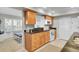 Modern kitchen with granite countertops, stainless appliances, and ample storage space at 409 Yacht Harbor Ct # 409, Isle of Palms, SC 29451