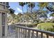 Outdoor deck and railing featuring a pool view at 409 Yacht Harbor Ct # 409, Isle of Palms, SC 29451