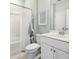 Bathroom featuring white cabinets and fixtures, with a shower and tub at 542 Richfield Way, Summerville, SC 29486