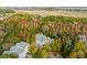 Aerial view of a community surrounded by lush, colorful trees, showcasing the serene location at 60 Fenwick Hall Allee # 521, Johns Island, SC 29455