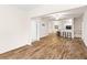 Spacious living area with hardwood floors, neutral paint, and lots of natural light at 60 Fenwick Hall Allee # 521, Johns Island, SC 29455