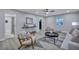 Bright and airy living room with stylish decor and seamlessly connecting to the bathroom at 828 Longbranch Dr, Charleston, SC 29414