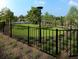 A view of the community's fenced dog park at 909 Dusk Dr, Summerville, SC 29486