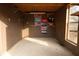 Interior view of a backyard shed showing the pegboard walls at 105 Pinewood St, Walterboro, SC 29488