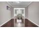 Formal dining room with hardwood floors, neutral paint, and a view of a dining set at 110 Instructor Ct, Ladson, SC 29456