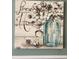 Artwork featuring cotton, displayed on a wall with beadboard trim, adds a touch of rustic charm at 111 Newington Rd, Summerville, SC 29485