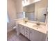 Bathroom with double sink vanity and tiled floors at 113 Doral Blue Dr, Summerville, SC 29483
