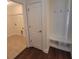 Well-lit mudroom area with a bench and space for storage at 113 Doral Blue Dr, Summerville, SC 29483