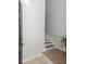 Inviting entryway features modern floors, a staircase, and a neutral color palette at 1225 Blakeway St # 403, Charleston, SC 29492