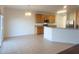 Open kitchen and dining area featuring stainless steel appliances, tile floor, and granite countertops at 126 Shadybrook Dr, Summerville, SC 29486