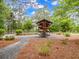 Community recreational area featuring kayak storage among a picturesque wooded area at 127 Country Gate Ln, Summerville, SC 29485