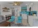 Living room with kitchenette, chairs and sofa in relaxing setting at 1300 Ocean Blvd # 238, Isle of Palms, SC 29451