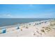 Stunning beach views from above with azure waters and white sand for coastal serenity at 1401 Ocean Club Dr, Isle of Palms, SC 29451