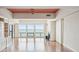 Condo living room featuring a fireplace, built in shelving and views of the ocean at 1401 Ocean Club Dr, Isle of Palms, SC 29451