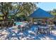 Stunning poolside deck with outdoor seating for resort-style relaxation and entertainment at 1401 Ocean Club Dr, Isle of Palms, SC 29451