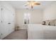 Bedroom with ceiling fan, carpet, and neutral walls at 2014 Barn Swallow Rd, Summerville, SC 29483