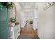 Welcoming foyer with hardwood floors, neutral walls, and stylish decor at 2014 Barn Swallow Rd, Summerville, SC 29483