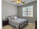 Bedroom with a wrought iron bed frame and neutral carpet at 2320 Chadbury Ln, Mount Pleasant, SC 29466