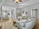 Open-concept living room flowing into the dining area, perfect for entertaining and everyday living at 2320 Chadbury Ln, Mount Pleasant, SC 29466