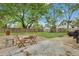 A backyard featuring a concrete area and a grassy section with a privacy fence at 2420 Cherokee Hall Ln, Charleston, SC 29414