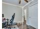 Gaming room features string lights, hardwood floors, and a walk-in closet at 2420 Cherokee Hall Ln, Charleston, SC 29414