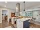 Kitchen island and dining area at 2420 Cherokee Hall Ln, Charleston, SC 29414