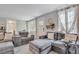 Spacious living room features a comfortable sectional sofa and access to other rooms in the home at 2420 Cherokee Hall Ln, Charleston, SC 29414