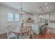 Spacious kitchen with stainless appliances, granite counters, a breakfast nook, and bar stool seating at 2615 Rutherford Way, Charleston, SC 29414