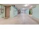 Spacious unfinished basement with concrete floors and cinder block walls at 31 Berkshire Hall, Kiawah Island, SC 29455