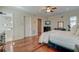 This bedroom is bright and spacious and leads into an ensuite bathroom at 31 Berkshire Hall, Kiawah Island, SC 29455