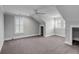 Cozy bedroom with windows, a ceiling fan, and neutral paint to create a relaxing space at 3699 Goodwater St, Mount Pleasant, SC 29466
