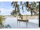 View of a wooden dock extending into the waterway at 3699 Goodwater St, Mount Pleasant, SC 29466