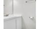 Clean bathroom featuring a white vanity, countertop, and essential fixtures at 4722 Whitwil Blvd, North Charleston, SC 29418