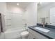 Bathroom with a tub-shower combo, and a vanity with a white sink at 5146 Park Creek Ave, North Charleston, SC 29418
