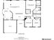 Here's a floor plan showing the layout of the home, including the living spaces, bedrooms, and bathrooms at 5420 Percival Ln, North Charleston, SC 29420