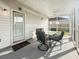 Screened in porch with ceiling fan and outdoor seating at 615 Ravens Wood Rd, Summerville, SC 29486