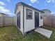 Storage shed in the backyard at 615 Ravens Wood Rd, Summerville, SC 29486