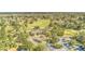 Aerial view of a golf course and surrounding community homes, with trees and landscaping at 659 Hamlet Cir, Goose Creek, SC 29445