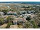 Scenic aerial shot of a community with buildings, natural waterways, and lush trees, showcasing tranquil surroundings at 700 Daniel Ellis Dr # 5302, Charleston, SC 29412
