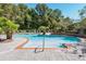 Inviting community pool surrounded by palm trees and comfortable lounge chairs, creating a resort-like atmosphere at 700 Daniel Ellis Dr # 5302, Charleston, SC 29412