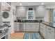 Well-lit kitchen with white cabinets, stainless steel appliances and granite countertops at 726 Gypsy Ln, Mount Pleasant, SC 29464