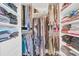 Spacious walk-in closet with built-in shelving and rods for optimal storage and organization at 726 Gypsy Ln, Mount Pleasant, SC 29464