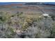 A high-definition aerial view of a home featuring marsh and the ocean, in a serene and peaceful setting at 7759 Edingsville Beach Rd, Edisto Island, SC 29438