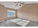 Spacious bedroom featuring a vaulted ceiling, a ceiling fan, and large windows at 804 Buckthorn Cir, Summerville, SC 29483
