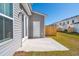 Backyard view with a patio and a wooden fence at 808 Alma Square Dr, Moncks Corner, SC 29461